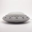 IMG_7651.jpg Funny Cool Google Home Stand | Sci Fi Space Nest Mini Holder | Retro Grey UFO Spaceship Smart Speaker Holder | Unique Decoration Child Son
