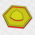 shield-preview.png 81 Symbol Meeple Hexagons Collection – 3D Printable Game Tokens