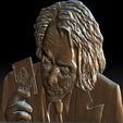 joker stl file 5.jpg Joker stl model file bas relief -  CNC TESTED