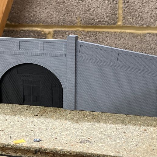 thumbnail_IMG_4022.jpg Модель железной дороги Кирпичная стена откос дополнение компонент