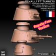 renault-turret-insta-promo-royfree.jpg Renault FT Tank Turrets Royalty Free Version