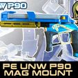 2-UNW-P90-PE-MAG-mount-LV1.jpg UNW P90 MAG MOUNT FOR PLANET ECLIPSE paintball markers EGO’s GEO’s ETHA’s ETEK’s