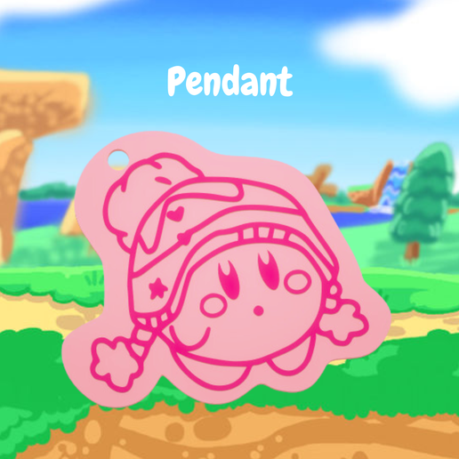 Cold Winter Kirby Keychain Pendant