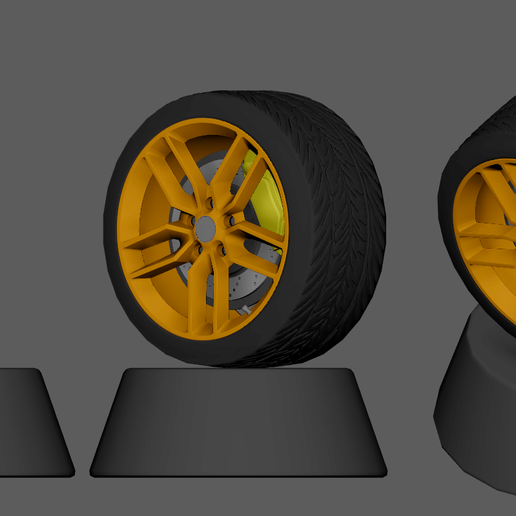 Tyre Rim Image Template OBJ file TYRE RIMS DISPLAY・3D printer design to download・Cults