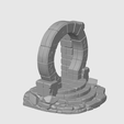 stargate-4.png Runic Stargate RPG Terrain – 25mm & 50mm Tabletop Portal