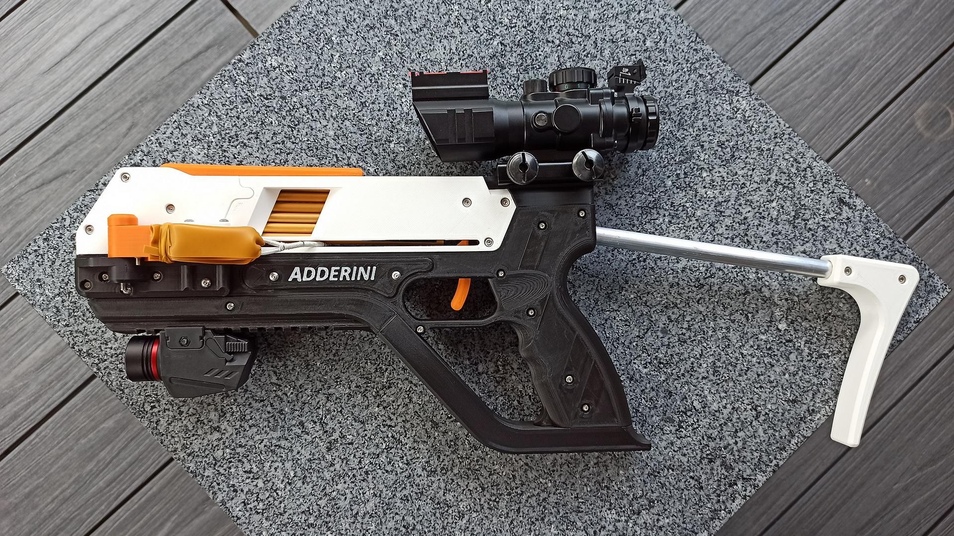 adderini_pistol_43.jpg Файл 3D Adderini - 3D-печатный повторяющийся слингбоу / арбалетный пистолет・Шаблон для загрузки и 3D-печати, jaaanik