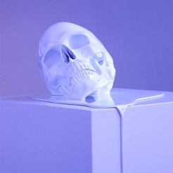 Melting Skull Cults 3D printing fichier 3D.png Télécharger fichier STL gratuit Crâne qui fond • Modèle pour imprimante 3D, HarryHistory