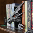 1107.png Lightning Dragon Emerging Book Nook