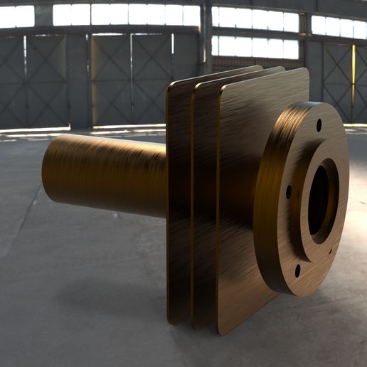 1.2.2  ZylinderlaufbuchseKomplet (1.2.2 Cylinder liner complete) 3D model