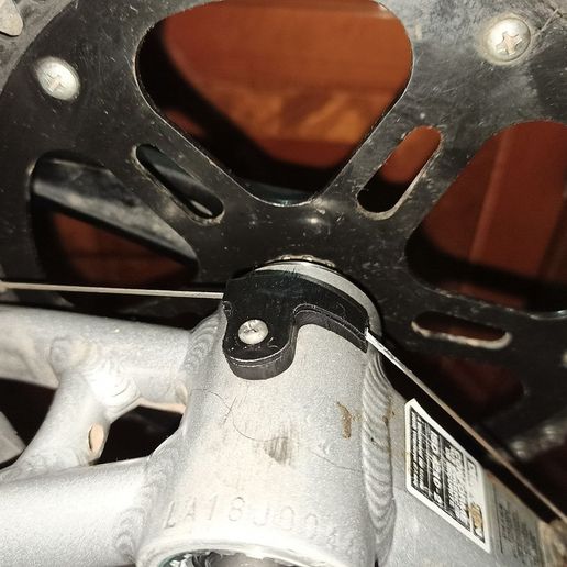 Download free STL file Bottom bracket cable guide • Template to 3D