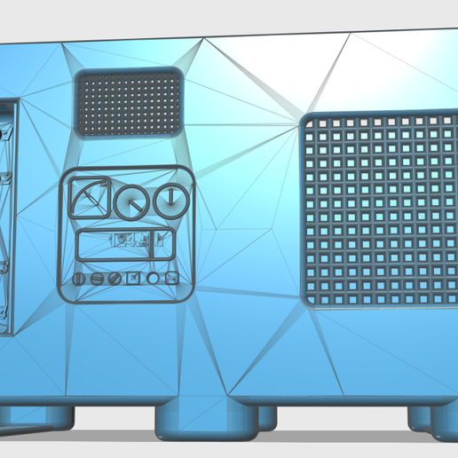Large power generator 1:14 3D model