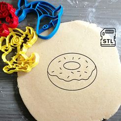 donut_etsy.jpg STL file Donut Cookie Cutter・3D printable design to download