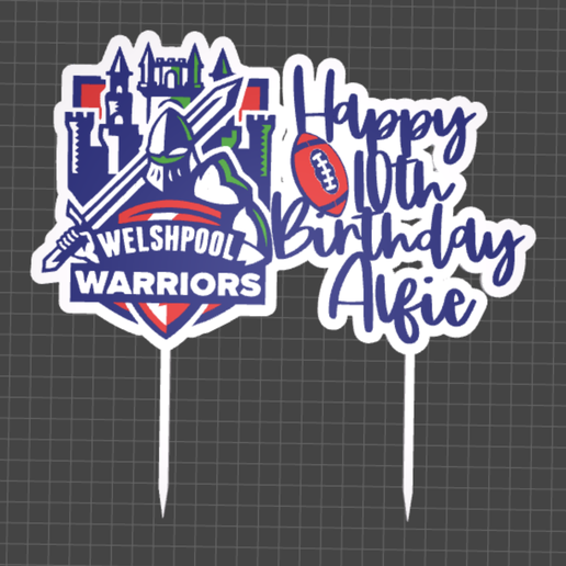 Happy 10th Birthday Alfie Welshpool Warriors