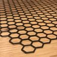 honeycomb1.jpg Fichier STL Tapis en nid d'abeille・Modèle à télécharger et à imprimer en 3D