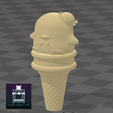 FUSIONS 3D STL file chick ice cream・3D printer model to download
