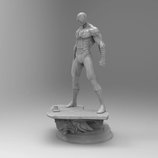Fichier 3D The Spidey man Statue STL 3D Model design print download ...