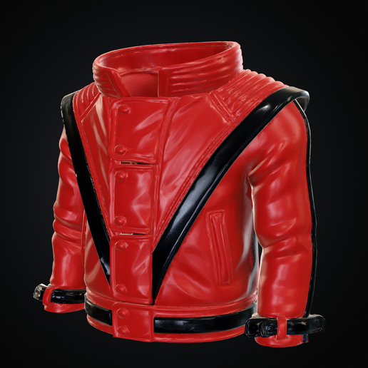 🍿 Michael Jackson Popcorn Jacket Thriller - Palomera・ 3MF File per ...