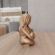 untitled3.png 3D Mother and Child Figure with 3D Stl File for Mother's Day & 3D Printing, Mother's Day Gift, 3D Printed Decor, Gift for Mother