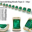 Main-Render.jpg Насадки для колец с изумрудами Тип 2 - 10 шт.