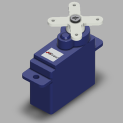 HS40.PNG STL-Datei Servo Hitec HS-40・Vorlage für 3D-Druck zum herunterladen