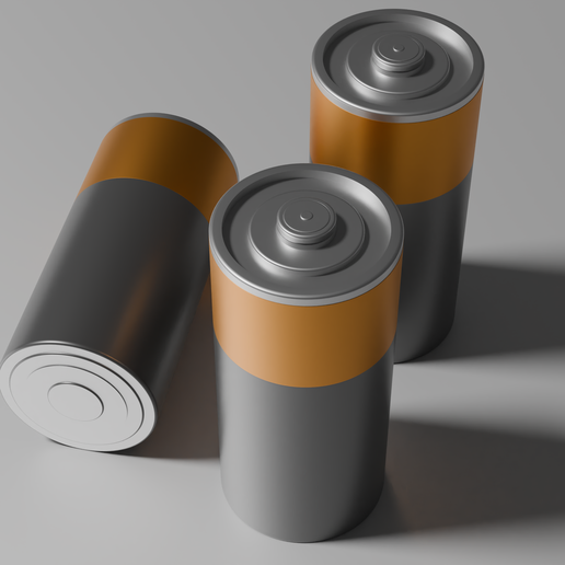 🔋 Battery・ 3D File for 3D printing・Cults