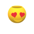heart-eyes.png Emoji Vases - 8 models