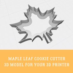 Maple Leaf Cookie Cutter.png Maple leaf cookie cutter