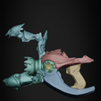 Symmetra_Gun_HighPoly1.png STL-Datei Overwatch 2 Symmetra-Waffe für Cosplay・Design für den 3D-Druck zum Herunterladen