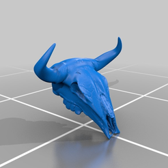a1949b2648caa851b2fa12c4dd489328.png Fichier 3D gratuit Crâne de taureau・Modèle imprimable en 3D à télécharger