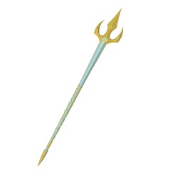 Trident.png Sea Elf Trident | Fantasy Elven Prop | D and D Themed Item | By CC3D