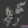 Ghost_Rider_helmet_3d_print_model-15.jpg Ghost Rider Mask - Marvel Comic Helmet Cosplay Halloween