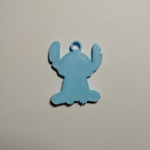Stich keychain 3D model