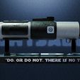 102723-StarWars-Yoda-Saber-Sculpture-image-001.jpg STAR WARS YODA LIGHTSABER: TESTED AND READY FOR 3D PRINTING