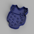 Coso-Bebe-v1.png Baby dress cookie cutter