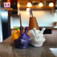 Photos-1.png Pumpkin Snail + Ice Cream Snail Halloween/Summer Pencil Holders