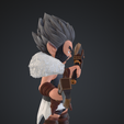 3.png Chibi Barbarian Berserker Warrior - 100mm Desktop Figurine