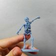 Skeleton-POSE1-Printed-60mm.jpg STL file Fantasy (Undead) Human Skeleton for 3D Printing・3D printer model to download