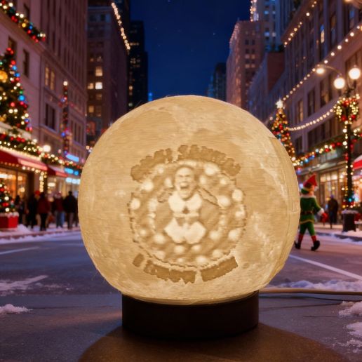 Black-Text,-No-BG-11.jpeg 🎄 Elf Movie Lithophane Globe (3-Image Edition) - STL Globe + STL Base (Licence Commerciale)