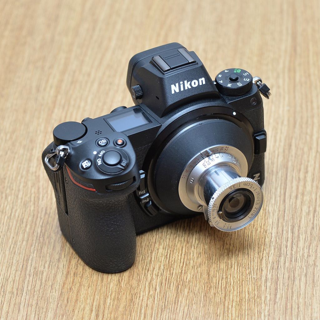Leitz Elmar 5cm 3.5.jpg STL-Datei Adapter for Leica L39 M39 lenses to Nikon Z cameras herunterladen • 3D-druckbares Design, vintagelens