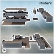 2.jpg Destroyed Modern City Set with Road, Gas Station, Motel & Railway Bridge (24) - Cold Era Modern Warfare Conflict World War 3 RPG  Post-apo WW3 WWIII