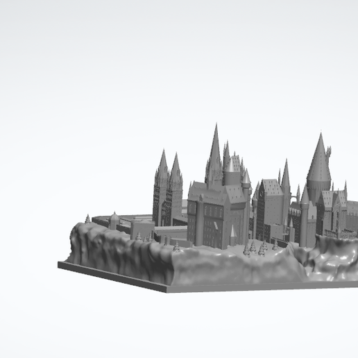 Free STL file Hogwarts Castle・3D printer model to download・Cults