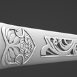 5.png Frostwork -- The Sword of Xiao Xingchen from The Untamed -- 3D Print Ready -- The Grandmaster of Demonic Cultivation