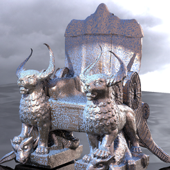 BABYLON-THRONE.2196.png Файл OBJ Витиеватый трон Гильгамеша 1・Дизайн 3D принтера для загрузки