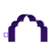 c2.stl Hamster tunnel house with door, cloud design