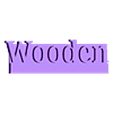 written_wooden.stl EXPOSITOR STAND : NECKLACES / BRACELETS / EARRINGS