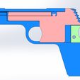 19.JPG Five-shot toy pistol for rubber bands