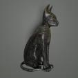 11.png Egyptian Cat Statue