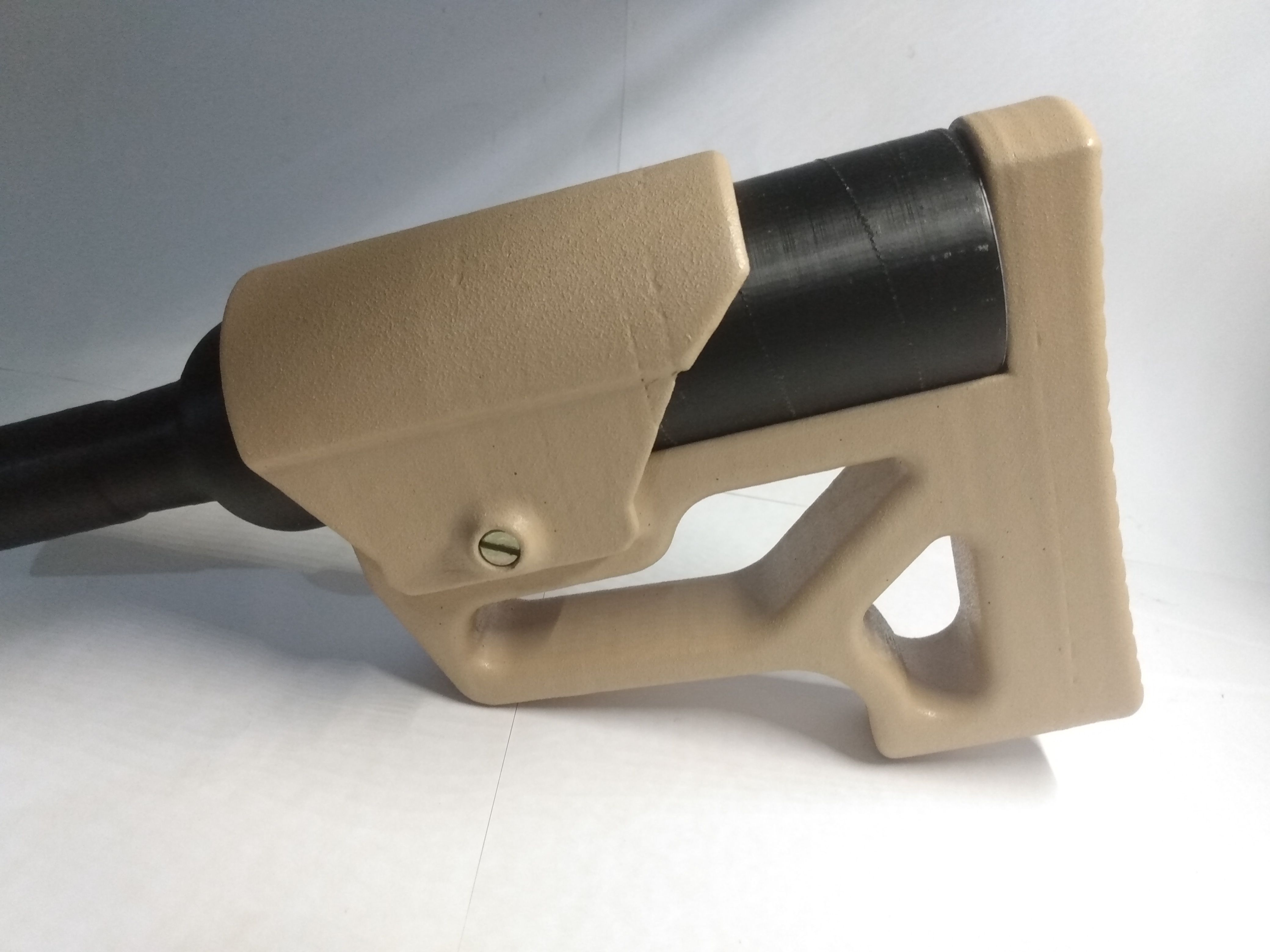 Download STL file Stock stock for HPA 13ci cylinder, Paintball. • 3D