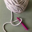 Crochet Hook Handle size J by Dimbulb, Download free STL model
