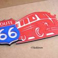 ruta66-escudo-cartel-letrero-rotulo-logotipo-furgoneta-volkswagen-roja.jpg Route 66, shield, sign, signboard, sign, logo, original, collection